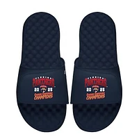 Unisex ISlide Navy Florida Panthers 2025 Eastern Conference Finals Champions Slide Sandals