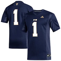 Men's adidas #1 Navy FIU Panthers Replica Football Jersey