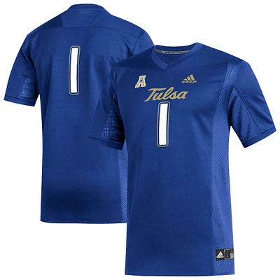 Men's adidas #1 Royal Tulsa Golden Hurricane Replica Football Jersey