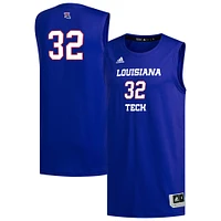 Men's adidas #1 Royal Louisiana Tech Bulldogs Replica Basketball Jersey