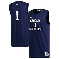 Men's adidas #1 Navy Georgia Southern Eagles Replica Basketball Jersey