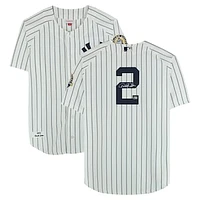 Derek Jeter New York Yankees Autographed White Mitchell & Ness 2013 Authentic Jersey