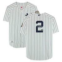 Derek Jeter New York Yankees Autographed White Mitchell & Ness 2013 Authentic Jersey