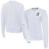 Women's Antigua White Mexico National Team Takeover Pullover Sweatshirt