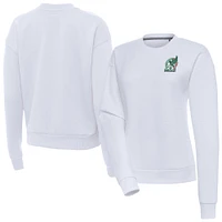 Women's Antigua White Mexico National Team Takeover Pullover Sweatshirt