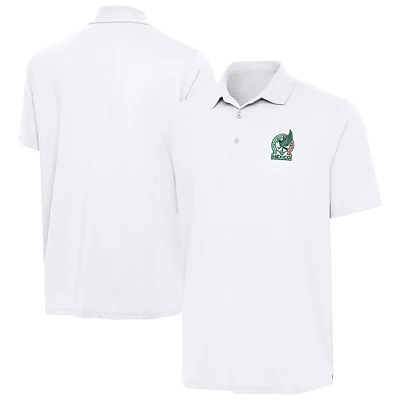 Men's Antigua White Mexico National Team Triple Shot Polo