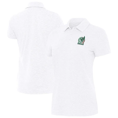 Women's Antigua White Mexico National Team Triple Shot Polo