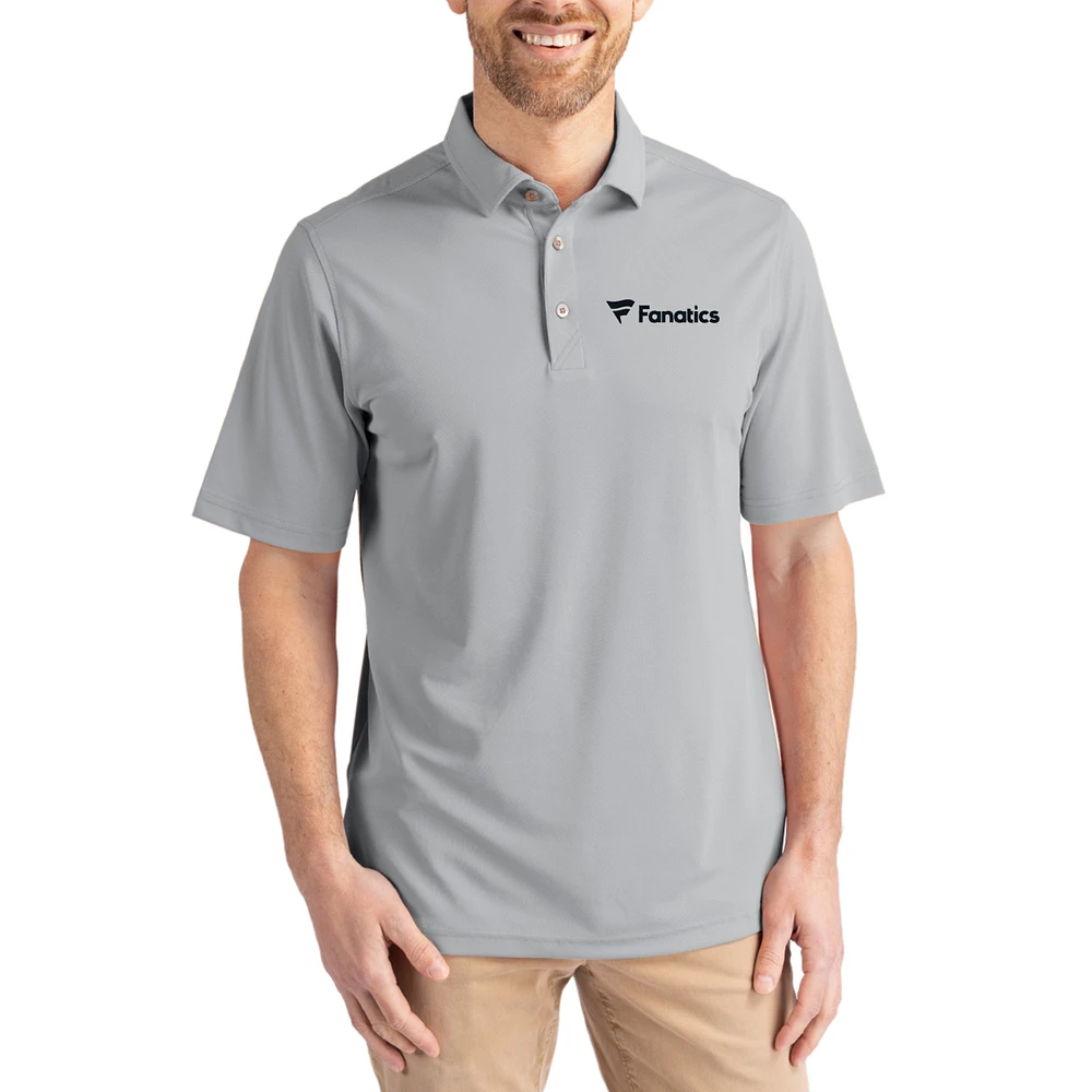 Men's Cutter & Buck Gray Fanatics Corporate Virtue Eco Pique Polo