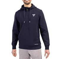 Men's Cutter & Buck  Navy Fanatics Corporate Roam Eco Recycled Half-Zip Pullover Hoodie