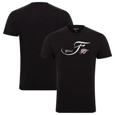 Unisex Sportiqe Black Oklahoma City Thunder 2025 NBA Finals Bingham Premium T-Shirt
