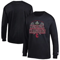 Men's Champion Cornell Big Red 2025 NCAA Lacrosse National Champions Jersey Long Sleeve T-Shirt