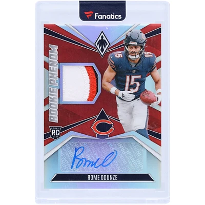 Rome Odunze Chicago Bears Autographed 2024 Panini Phoenix 3 Color RPA #RPJA-ROE #95/99 Rookie Card