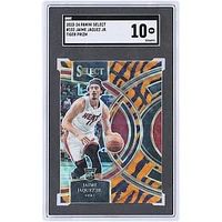 Jaime Jaquez Jr. Miami Heat 2023-24 Panini Select Tiger Stripe Case Hit #102 SGC Authenticated 10 Rookie Card