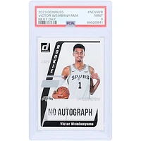 Victor Wembanyama San Antonio Spurs 2023-24 Panini Donruss Next Day No Auto #ND-VMB PSA Authenticated 9 Rookie Card