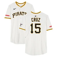 Oneil Cruz Pittsburgh Pirates Game-Used #15 White Nike Jersey vs. Chicago Cubs on April 29 & San Diego Padres on May 4, 2025
