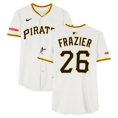 Adam Frazier Pittsburgh Pirates Game-Used #26 White Nike Jersey vs. from Multiple Games During the 2025 MLB Season
