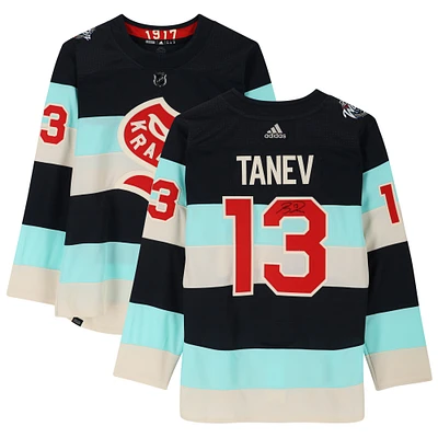 Brandon Tanev Seattle Kraken Autographed 2024 Winter Classic adidas Authentic Jersey