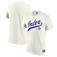 Men's Fanatics  Cream Inter Milan Collegiate T-Shirt