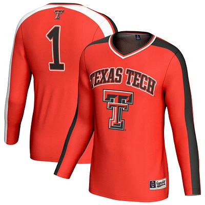 Unisex GameDay Greats #1 Red Texas Tech Raiders Lightweight Volleyball Fashion Jersey