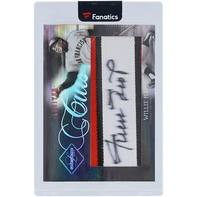 Willie Mays San Francisco Giants Autographed 2005 Leaf Limited Limited Cuts #LC-3 #9/24 Card
