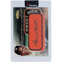 Willie Mays San Francisco Giants Autographed 2001 Fleer Showcase Sweet Sigs Wall Edition #NNO Card