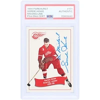 Gordie Howe Detroit Red Wings Autographed 1994 Parkhurst Missing Link #171 PSA Authenticated Card