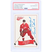 Gordie Howe Detroit Red Wings Autographed 1994 Parkhurst Missing Link #171 PSA Authenticated Card