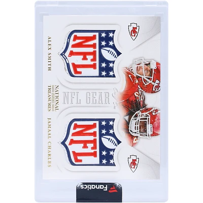 Alex Smith & Jamaal Charles Kansas City Chiefs 2013 Panini Immaculate Collection Dual NFL Shield Relic #21 #1/1 Card