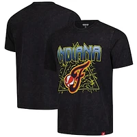 Unisex Sportiqe Black Indiana Fever Rock & Roll Collection Angus Mineral Wash T-Shirt