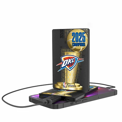 Keyscaper Oklahoma City Thunder 2025 NBA Finals Champions Credit Card Power Bank