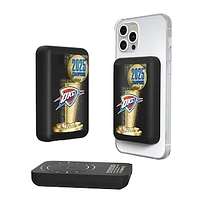 Keyscaper Oklahoma City Thunder 2025 NBA Finals Champions Wireless Magnetic Power Bank