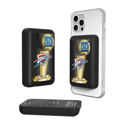 Keyscaper Oklahoma City Thunder 2025 NBA Finals Champions Wireless Magnetic Power Bank