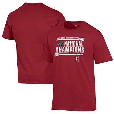 Unisex Champion  Cardinal Stanford 2025 NCAA Rowing National Champions T-Shirt