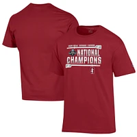 Unisex Champion  Cardinal Stanford 2025 NCAA Rowing National Champions T-Shirt