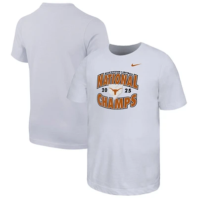 Youth Nike  White Texas Longhorns 2025 NCAA Softball Women's College World Series Champions Home Plate T-Shirt