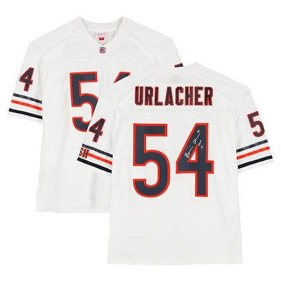 Brian Urlacher Chicago Bears Autographed White Mitchell & Ness 2000 Legacy Jersey with "HOF 18" Inscription