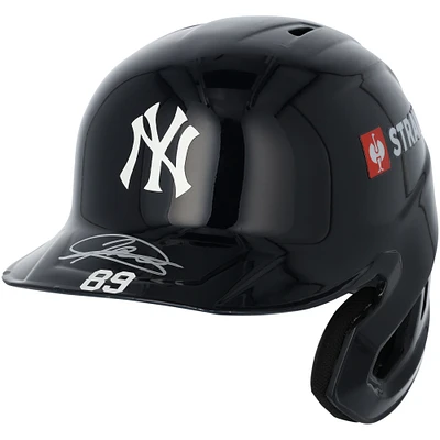 Jasson Domínguez New York Yankees Autographed Game-Used #89 Navy Batting Helmet vs. Kansas City Royals on September 10, 2024 - PX164831