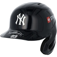 Jasson Domínguez New York Yankees Autographed Game-Used #89 Navy Batting Helmet vs. Kansas City Royals on September 10, 2024 - PX164831