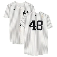 Paul Goldschmidt New York Yankees Autographed Game-Used #48 White Nike Pinstripe Jersey vs. Kansas City Royals on April 16, 2025