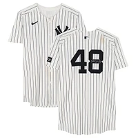 Paul Goldschmidt New York Yankees Autographed Game-Used #48 White Nike Pinstripe Jersey vs. Kansas City Royals on April 16, 2025