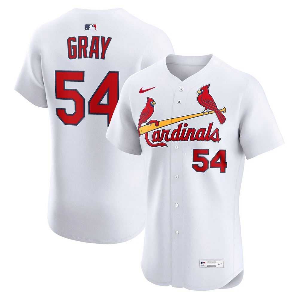 Men's Nike Sonny Gray White St. Louis Cardinals Home Elite Jersey