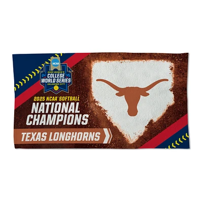 WinCraft Texas Longhorns 2025 NCAA Softball Women's College World Series Champions Locker Room 22" x 42" Double-Sided Celebration Towel