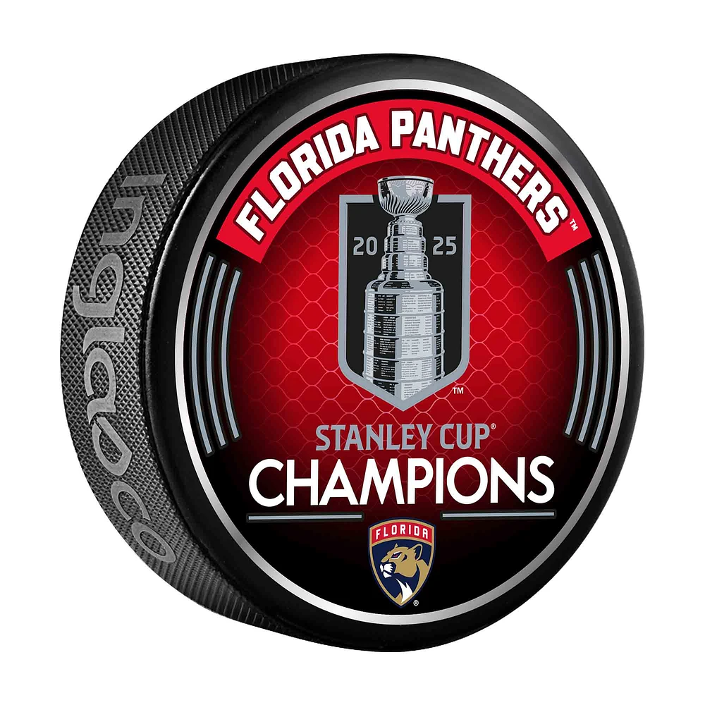 Florida Panthers Inglasco 2025 Stanley Cup Champions Logo Hockey Puck