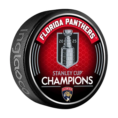 Florida Panthers Inglasco 2025 Stanley Cup Champions Logo Hockey Puck