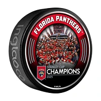 Florida Panthers Inglasco 2025 Stanley Cup Champions Team Celebration Hockey Puck