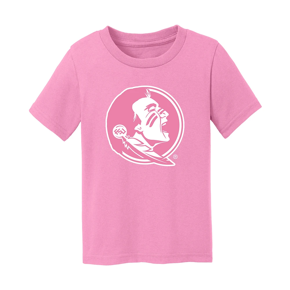 Infant Chad & Jake Pink Florida State Seminoles Primary Logo T-Shirt