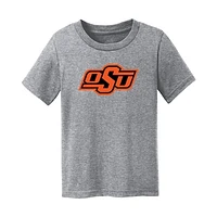 Toddler Chad & Jake Heather Gray Oklahoma State Cowboys Primary Logo T-Shirt