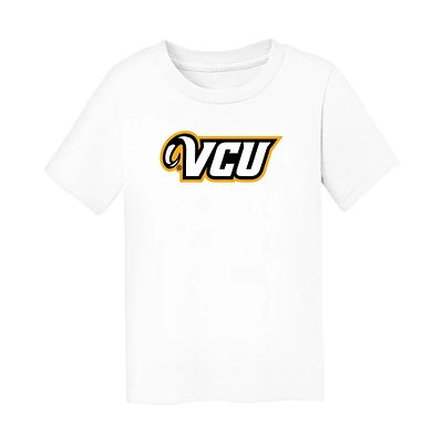 Toddler Chad & Jake White VCU Rams Primary Logo T-Shirt