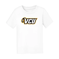 Toddler Chad & Jake White VCU Rams Primary Logo T-Shirt