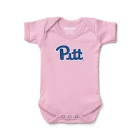 Newborn & Infant Chad Jake Pink Pitt Panthers Primary Logo Bodysuit